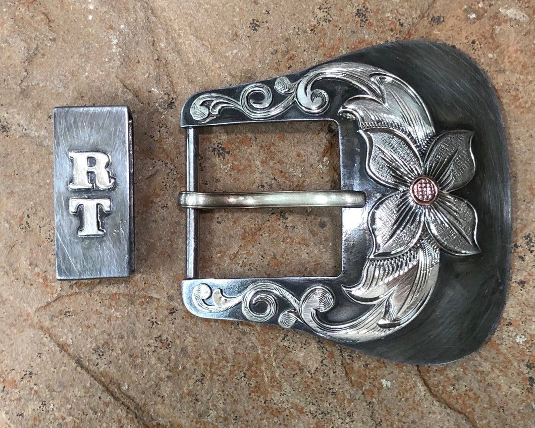 Two Piece Custom Antique Buckle set – Shea Michelle Buckles